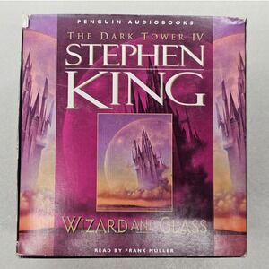 Stephen King Wizard and Glass The Dark Tower IV 18 Cassette Box Set Unabridged‎
